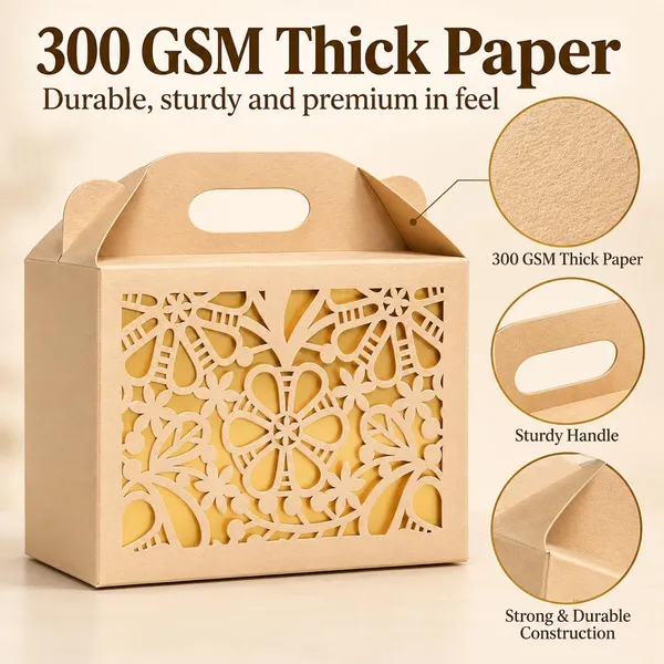 Izels_Laser_Cut_Paper_Gift_Box_With_Handle_20x15x6_Cm_Design6_Cream_10
