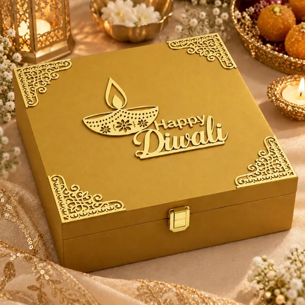 Mdf_Dry_Fruit_Box_With_4_Airtight_Glass_Jars_For_Diwali_Gold