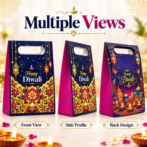 Izels_Diwali_Gift_Bags_Pack_Of_10_Design2_Blue_20x12x6_Cm_Paper_Return_Gift_Bags_With_Handle_For_Mithai_Dry_Fruits_Chocolates_Festive_Diwali_Hamper_Packaging_Bags_For_Gifting