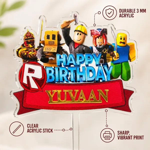 Personalised_Roblox_Inspired_Birthday_Cake_Topper_With_Custom_Name_Premium_3_Mm_Thick_Acrylic_6_X_4_Inch_Gaming_Theme_Cake_Decoration_For_Kids_Birthday_Party