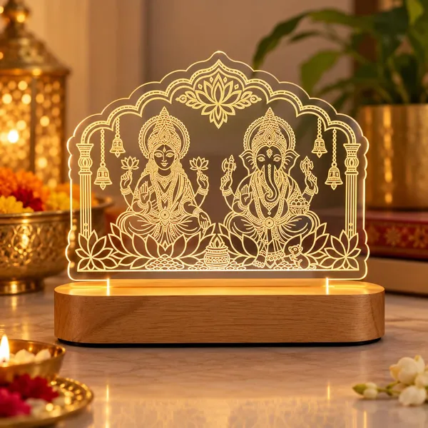 Lakshmi_Ganesh_Led_Lamp_For_Diwali_Gifting_Rechargeable_Wooden_Base_5_Mm_Laser_Engraved_Clear_Acrylic_Laxmi_Ganesha_Light_With_Usb_Charging_Cable_Mandir_Pooja_Room_Festive_Home_Decor