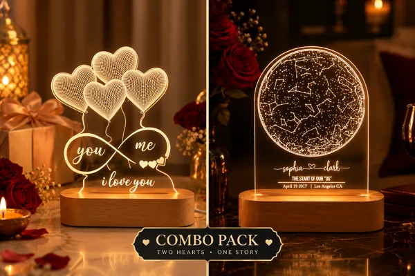 Izels_Couples_LED_Lamp_Combo_Set_Of_2_Infinity_Love_Lamp_And_Personalised_Star_Map_Lamp_3D_Illusion_Anniversary_Wedding_Gift_For_Husband_Wife