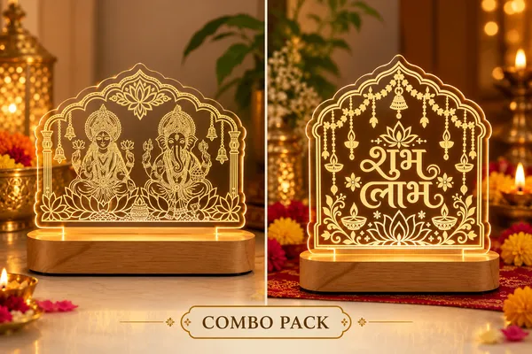 Izels_Lakshmi_Ganesh_and_Shubh_Labh_LED_Acrylic_Lamp_Combo_Set_Of_2_Rechargeable_Diwali_Gift_Pooja_Room_Home_Decor