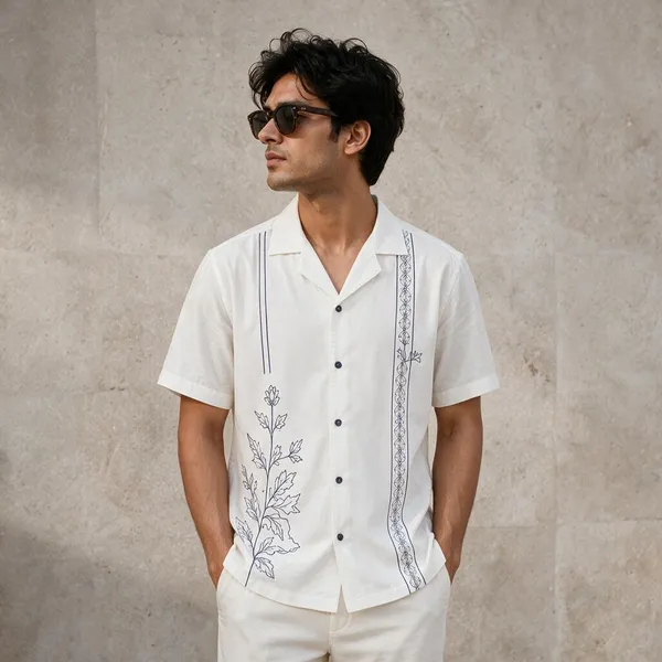 Hasal_Relaxed_Fit_Cuban_Collar_Shirt_White