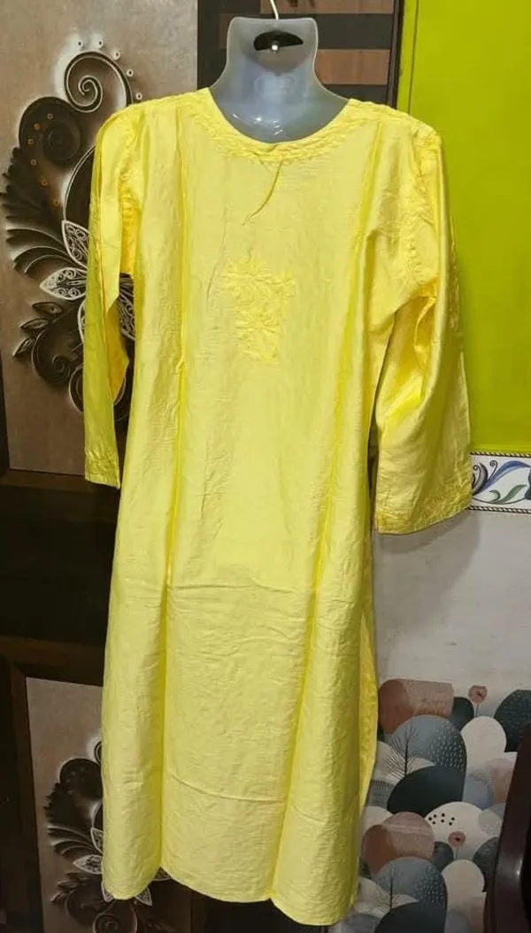 Yellow_Woven_Straight_Kurta_for_Women