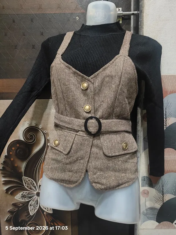 Black_And_Grey_Layered_Pinafore_Dress_for_Women