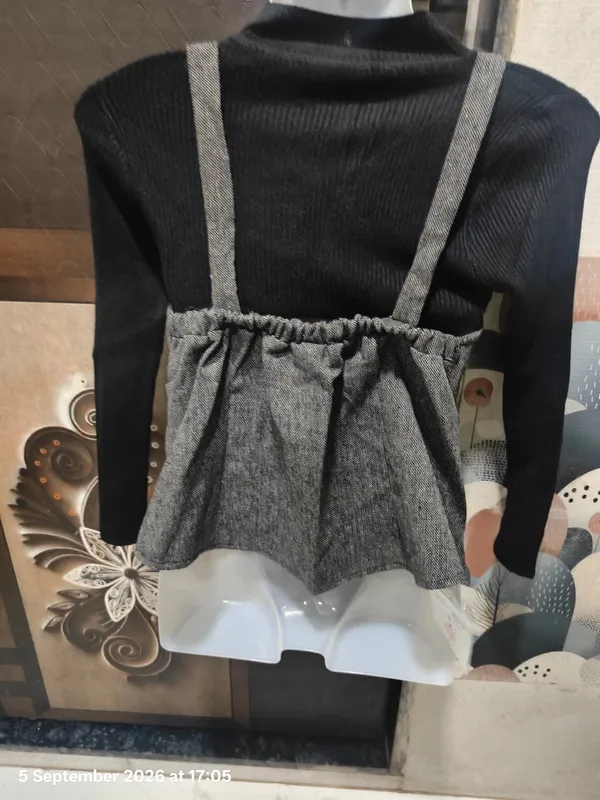 Black_And_Grey_Layered_Pinafore_Dress_for_Women