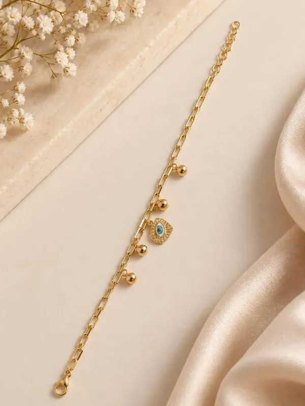 Gold_Tone_Evil_Eye_Charm_bracelate_for_Women