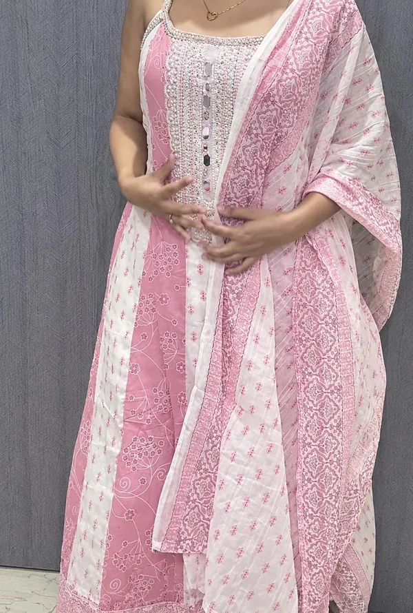 White_Printed_Straight_Kurta_Set_For_Women