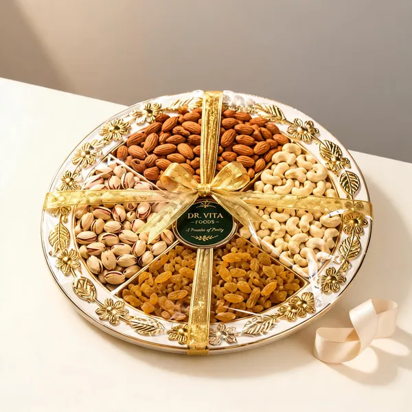 Dr._Vitafoods_Almonds_Cashews_Pistachios_Raisins_Floral_Gift_Thali