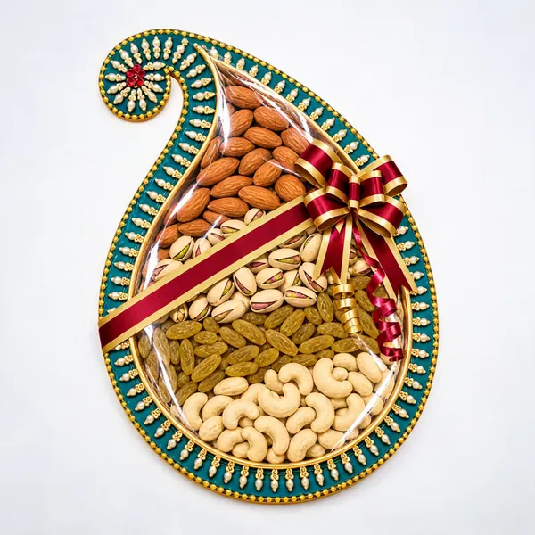 Dr._Vitafoods_Almonds_Pistachios_Raisins_Cashews_Paisley_Gift_Thali