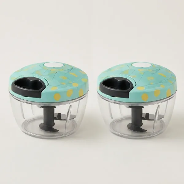 Turquoise_Compact_Design_String_Vegetable_Chopper_With_Stainless_Steel_Blade