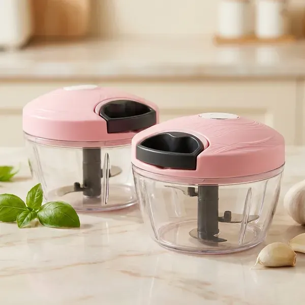 Pink_Compact_Design_String_Vegetable_Chopper_With_Stainless_Steel_Blade