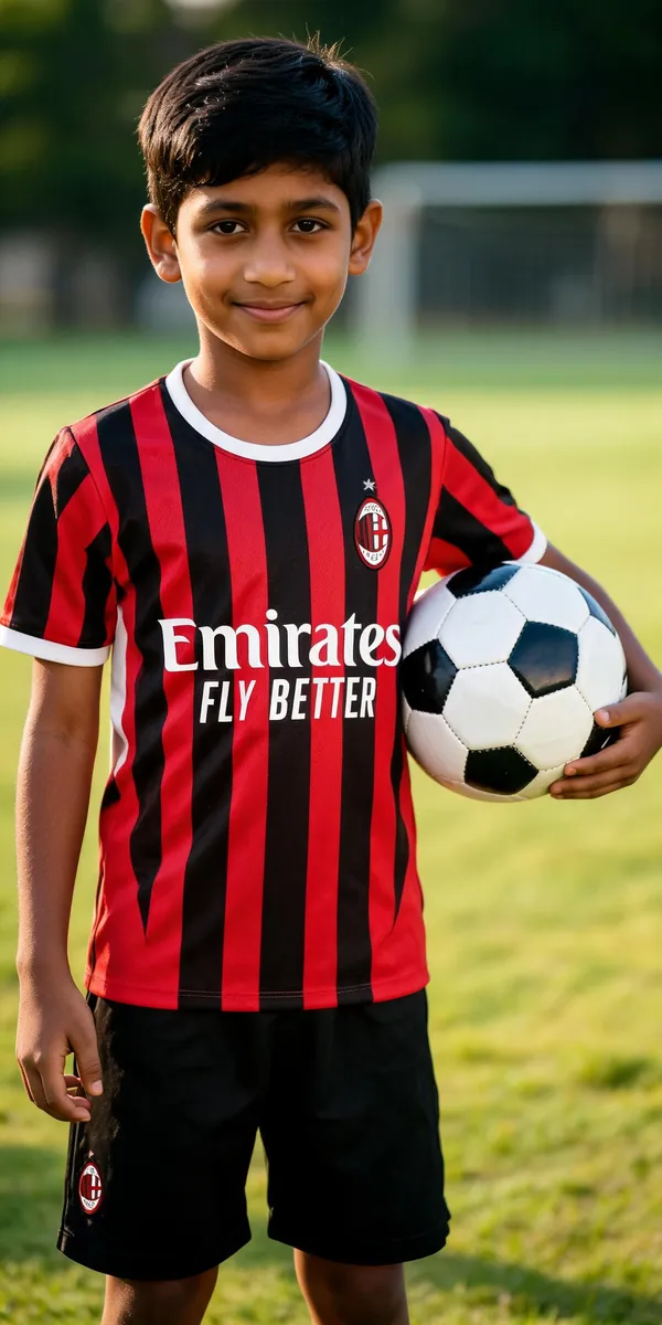 Red_Polyester_Ac_Milan_Football_Jersey_&_Shorts_Set_For_Boys_&_Girls