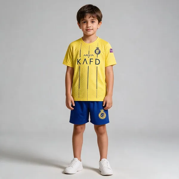 Yellow_Polyester_Regular_Fit_Al_Nasr_Football_T-Shirt_&_Shorts_Set_For_Boys_&_Girls