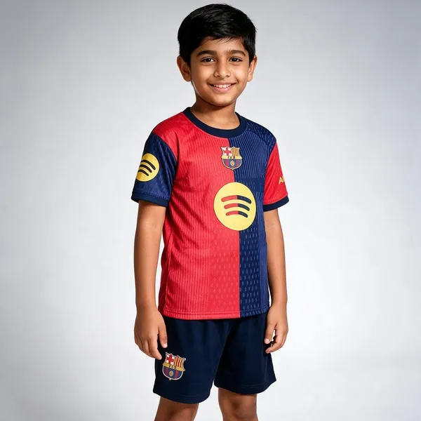 Multicolor_Polyester_Barcelona_Messi_10_Football_Jersey_Set_For_Boys_&_Girls