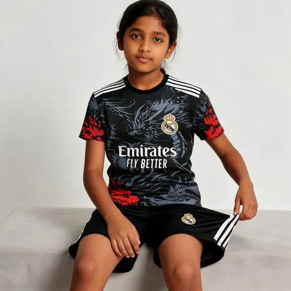 Red_Blue_Polyester_Dragon_Print_Football_Jersey_Set_For_Boys_&_Girls