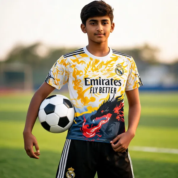 Red_Yellow_Polyester_Dragon_Print_Football_Jersey_Set_For_Boys