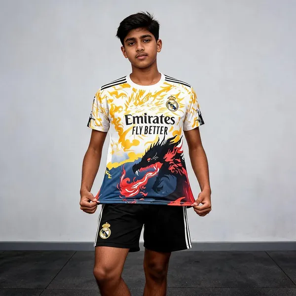 Red_Yellow_Polyester_Dragon_Print_Football_Jersey_Set_For_Boys