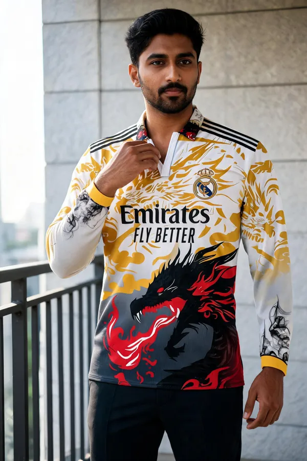 Multicolor_Linen_Polo_Neck_Full_Sleeve_Real_Madrid_Jersey_For_Men