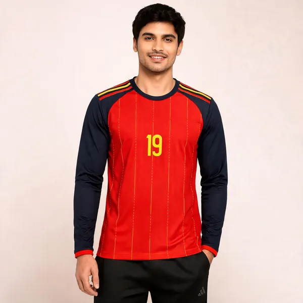 Multicolor_Linen_Full_Sleeve_Germany_Football_T-Shirt_For_Men
