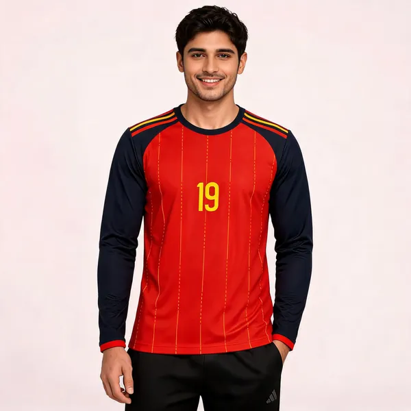 Multicolor_Linen_Full_Sleeve_Germany_Football_T-Shirt_For_Men