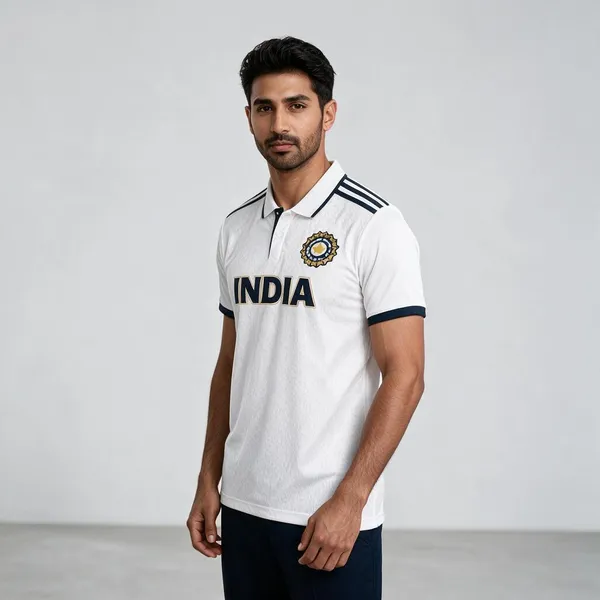 White_Linen_Polo_Neck_T-Shirt_For_Men