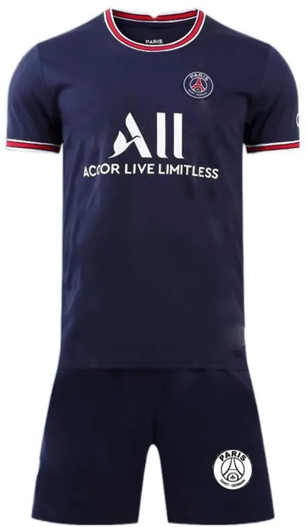 Blue_Polyester_Psg_Football_Jersey_&_Shorts_Set_For_Boys_&_Girls
