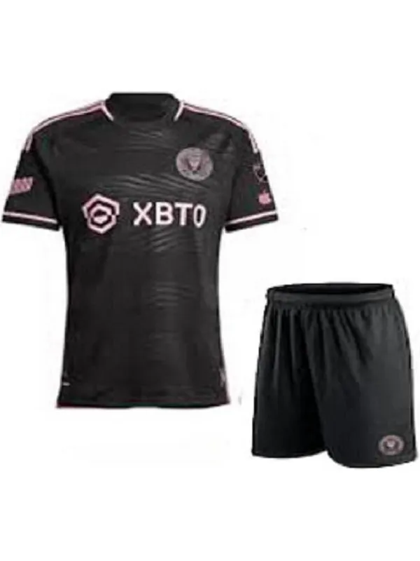 Black_Polyester_Regular_T-Shirt_&_Shorts_Set_For_Boys_&_Girls