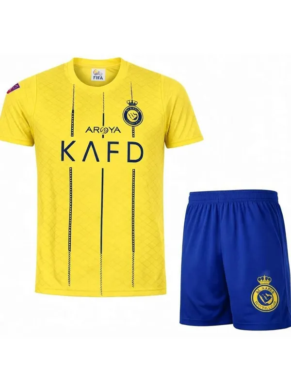 Yellow_Polyester_Regular_Fit_Al_Nasr_Football_T-Shirt_&_Shorts_Set_For_Boys_&_Girls
