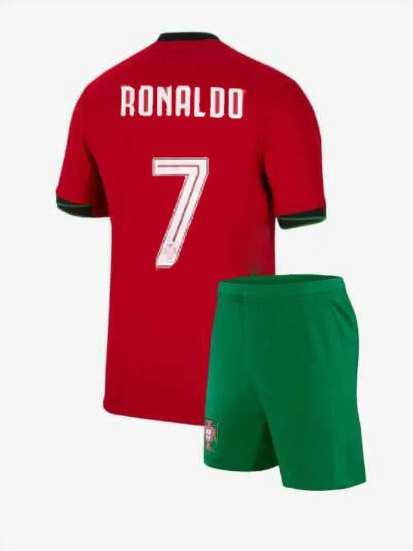 Red_Polyester_Portugal_Football_Jersey_Set_For_Boys_&_Girls
