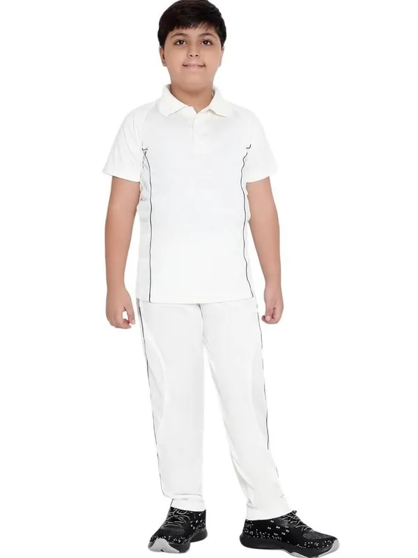 White_Lycra_Regular_Fit_Cricket_T-Shirt_&_Track_Pants_Set_For_Boys_&_Girls