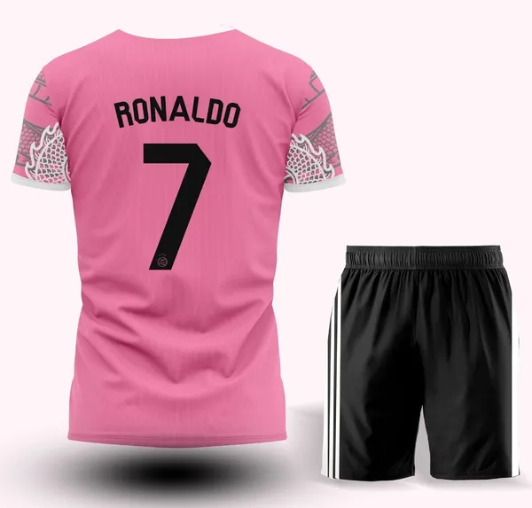 Pink_Polyester_Real_Madrid_Dragon_Print_Football_Jersey_Set_For_Boys_&_Girls