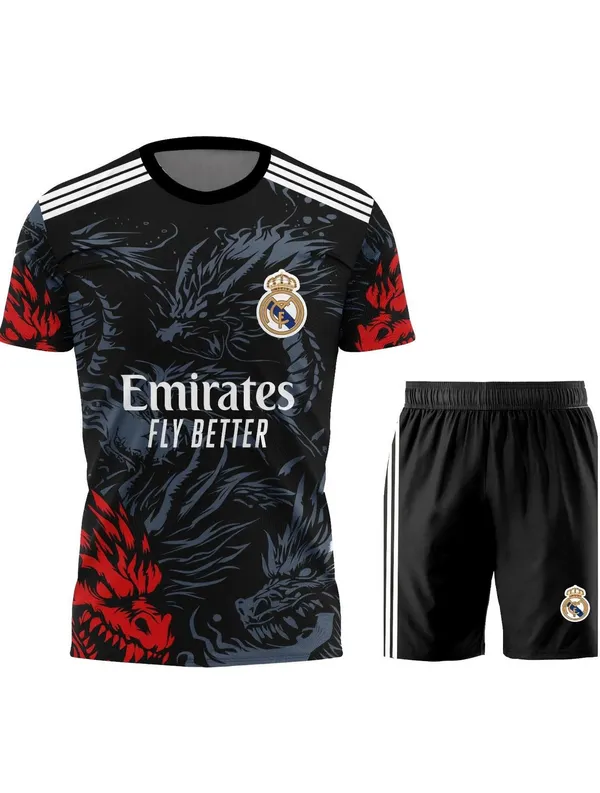 Red_Blue_Polyester_Dragon_Print_Football_Jersey_Set_For_Boys_&_Girls
