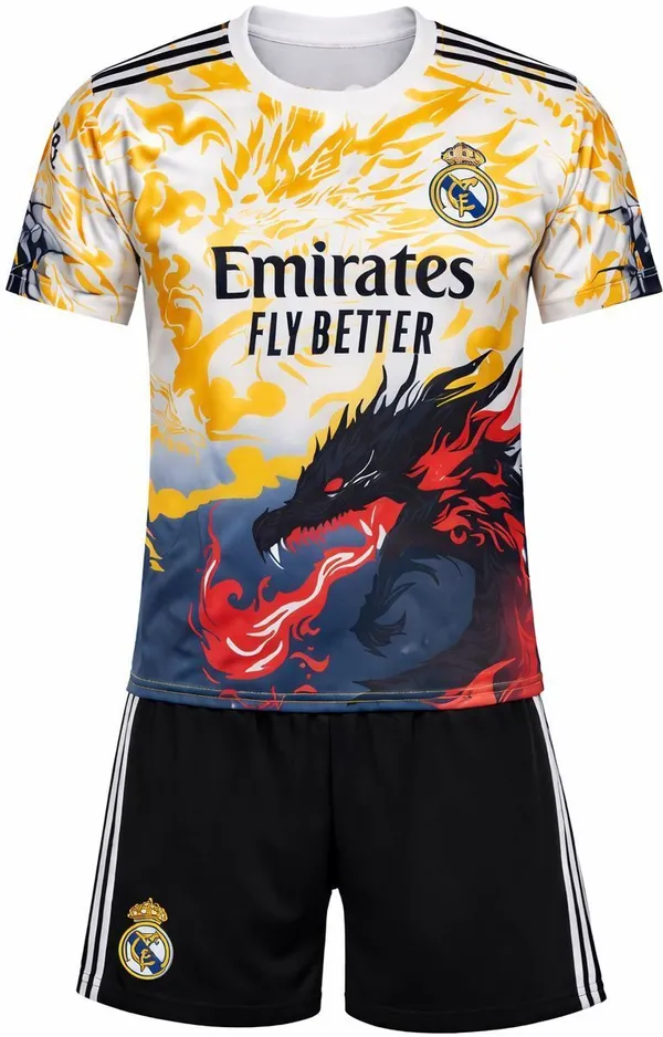 Red_Yellow_Polyester_Dragon_Print_Football_Jersey_Set_For_Boys