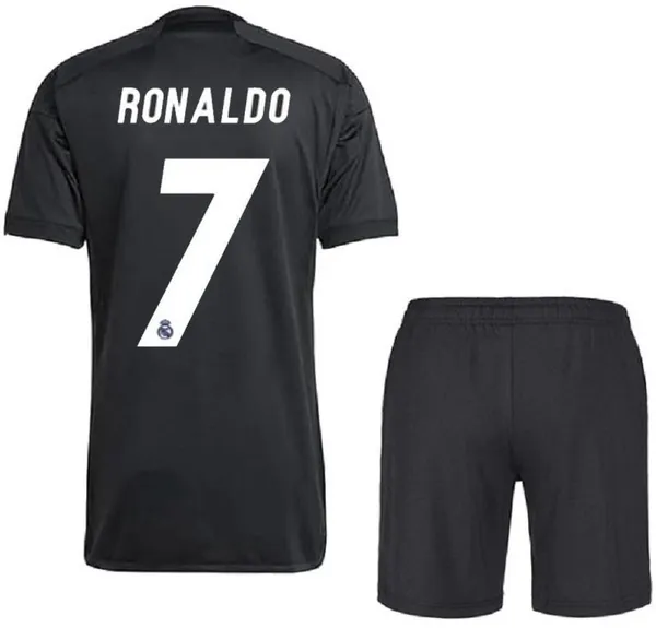 Black_Lycra_Regular_Fit_Dragon_Print_Football_T-Shirt_&_Shorts_Set_For_Boys_&_Girls