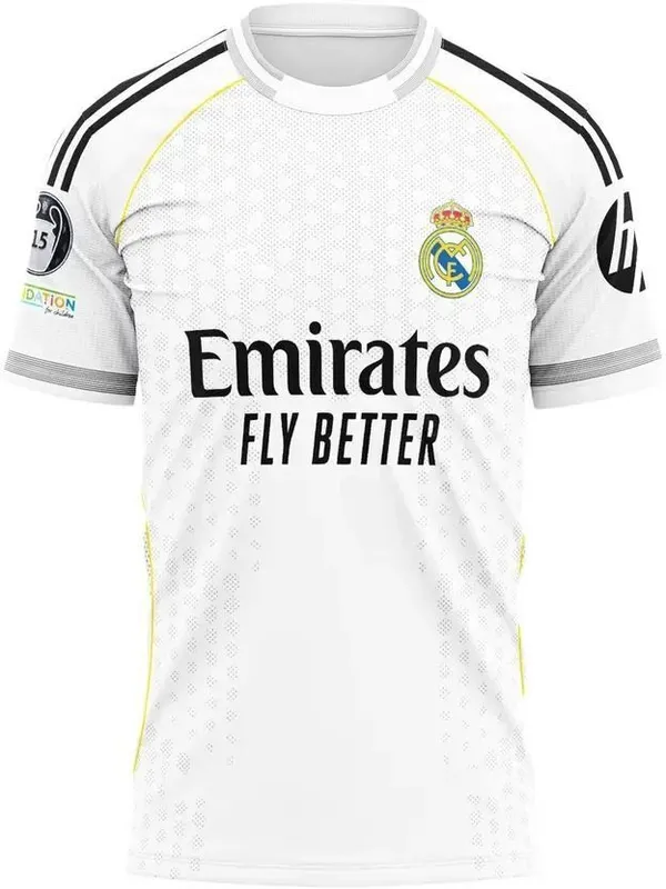 White_Linen_Printed_Regular_Football_T-Shirt_For_Boys_&_Girls