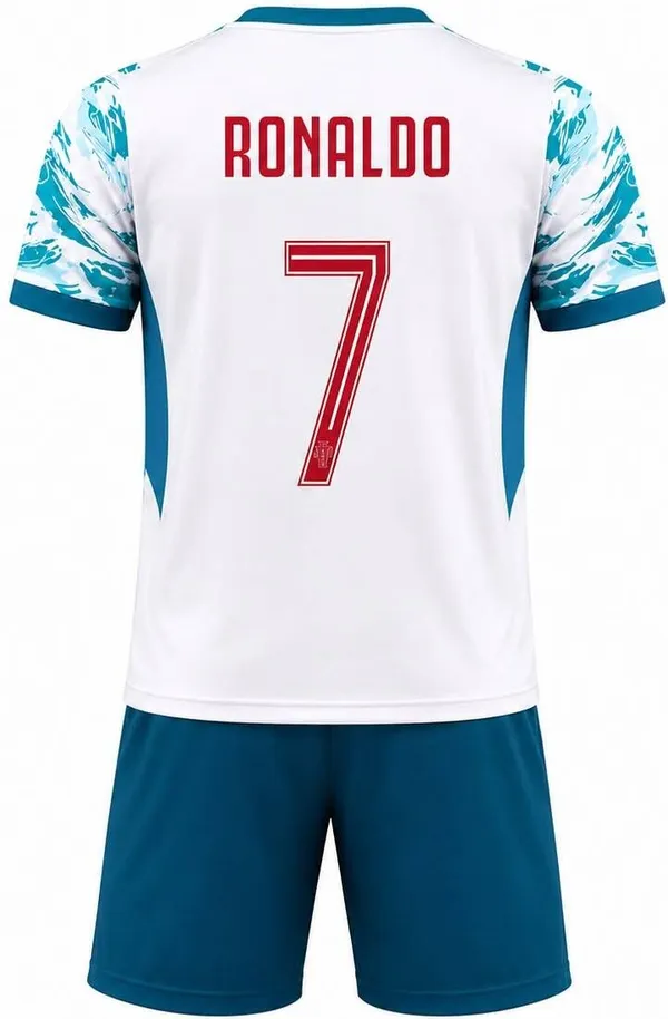 Teal_Linen_Regular_Fit_Football_Jersey_T-Shirt_and_Shorts_Set_For_Boys
