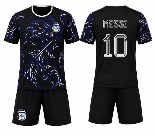 Blue_Linen_Regular_Football_T-Shirt_and_Shorts_Set_For_Boys_&_Girls