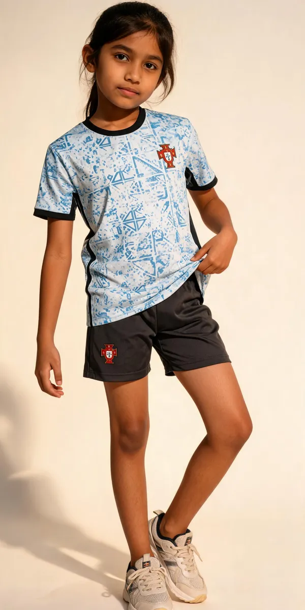 Polyester_Football_Jersey_T-Shirt_&_Shorts_Set_For_Boys_&_Girls