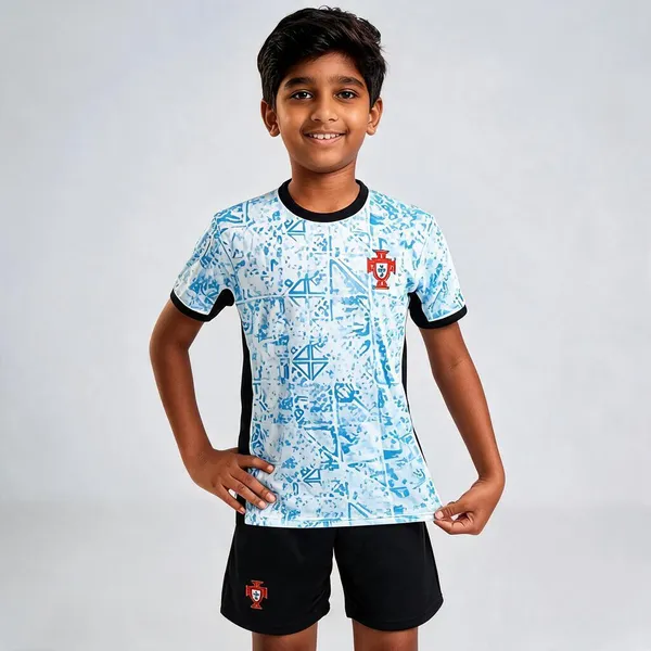 Polyester_Football_Jersey_T-Shirt_&_Shorts_Set_For_Boys_&_Girls