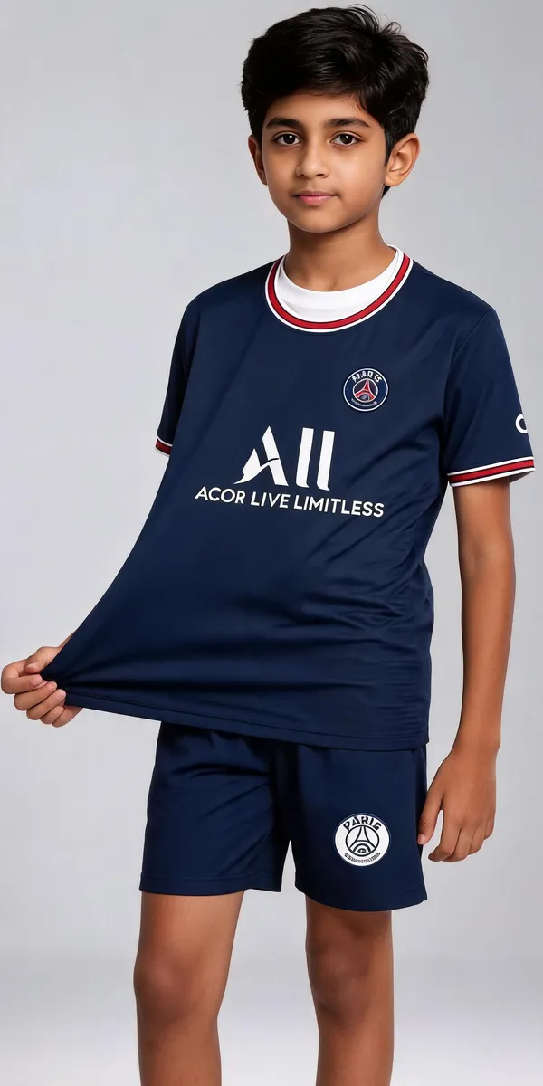 Blue_Polyester_Psg_Football_Jersey_&_Shorts_Set_For_Boys_&_Girls