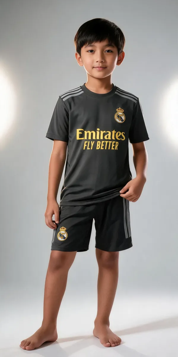 Black_Lycra_Real_Madrid_Football_Jersey_&_Shorts_Set_For_Boys_&_Girls