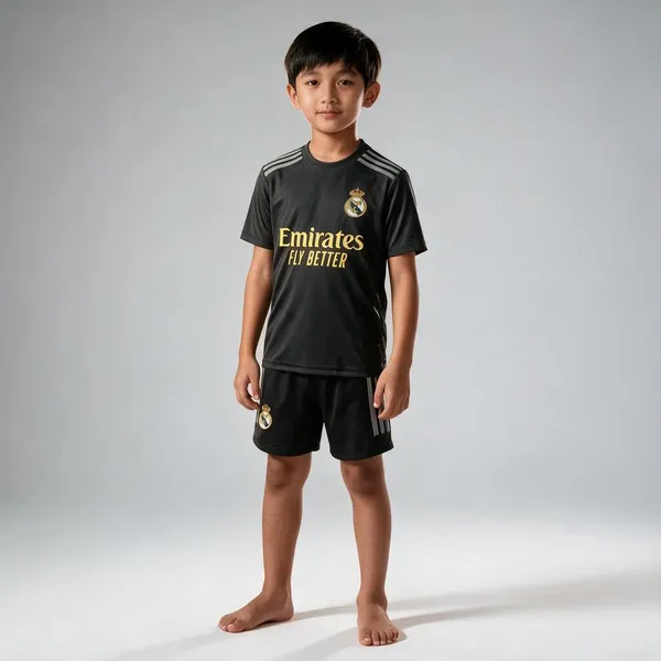 Black_Lycra_Real_Madrid_Football_Jersey_&_Shorts_Set_For_Boys_&_Girls