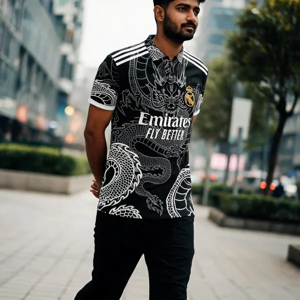 Black_Linen_Polo_Neck_T-Shirt_For_Men