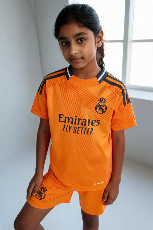 Orange_Lycra_Real_Madrid_Ronaldo_7_Football_Jersey_Set_For_Boys_&_Girls