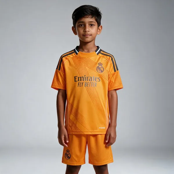 Orange_Lycra_Real_Madrid_Ronaldo_7_Football_Jersey_Set_For_Boys_&_Girls