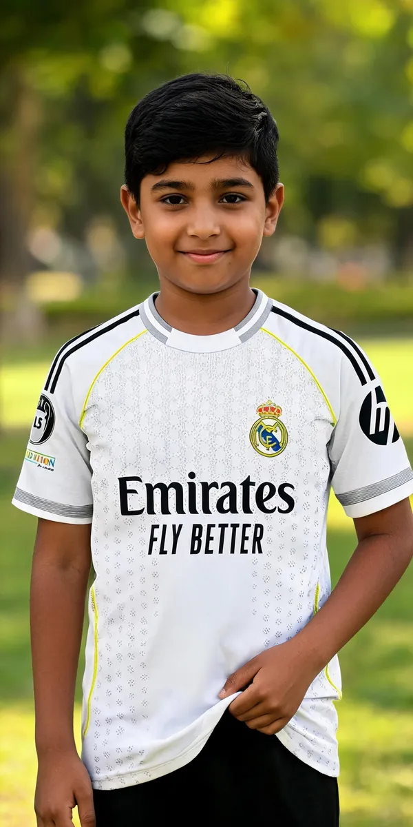 White_Linen_Printed_Regular_Football_T-Shirt_For_Boys_&_Girls