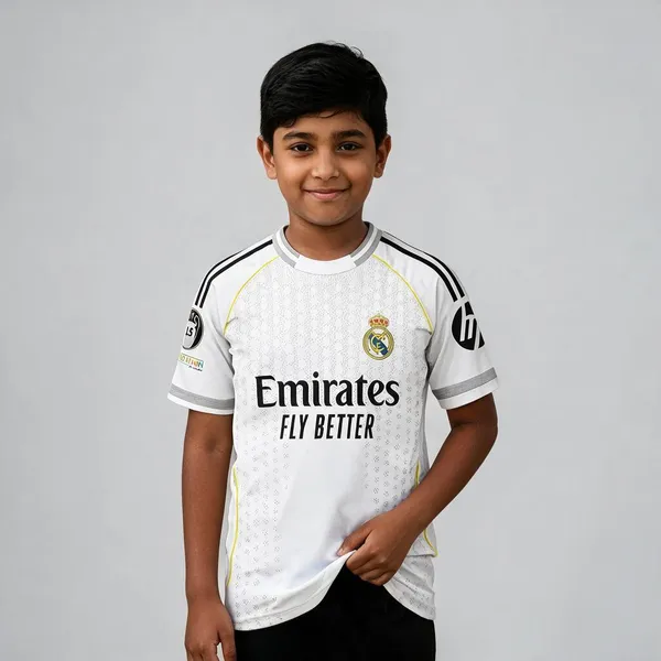 White_Linen_Printed_Regular_Football_T-Shirt_For_Boys_&_Girls