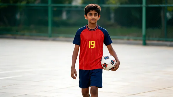 Red_Linen_Spain_Football_Jersey_T-Shirt_&_Shorts_Set_For_Boys